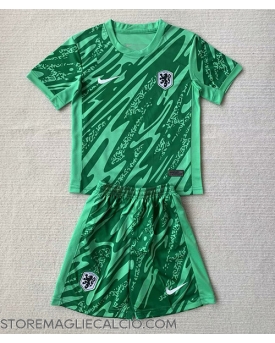 Paesi Bassi Portiere Maglia Gara Casa Repliche Europei 2024 Bambino